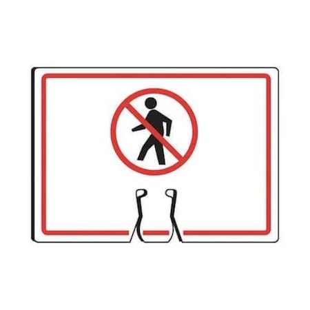 Accuform Traffic Cone Top Warning Sign FBC731